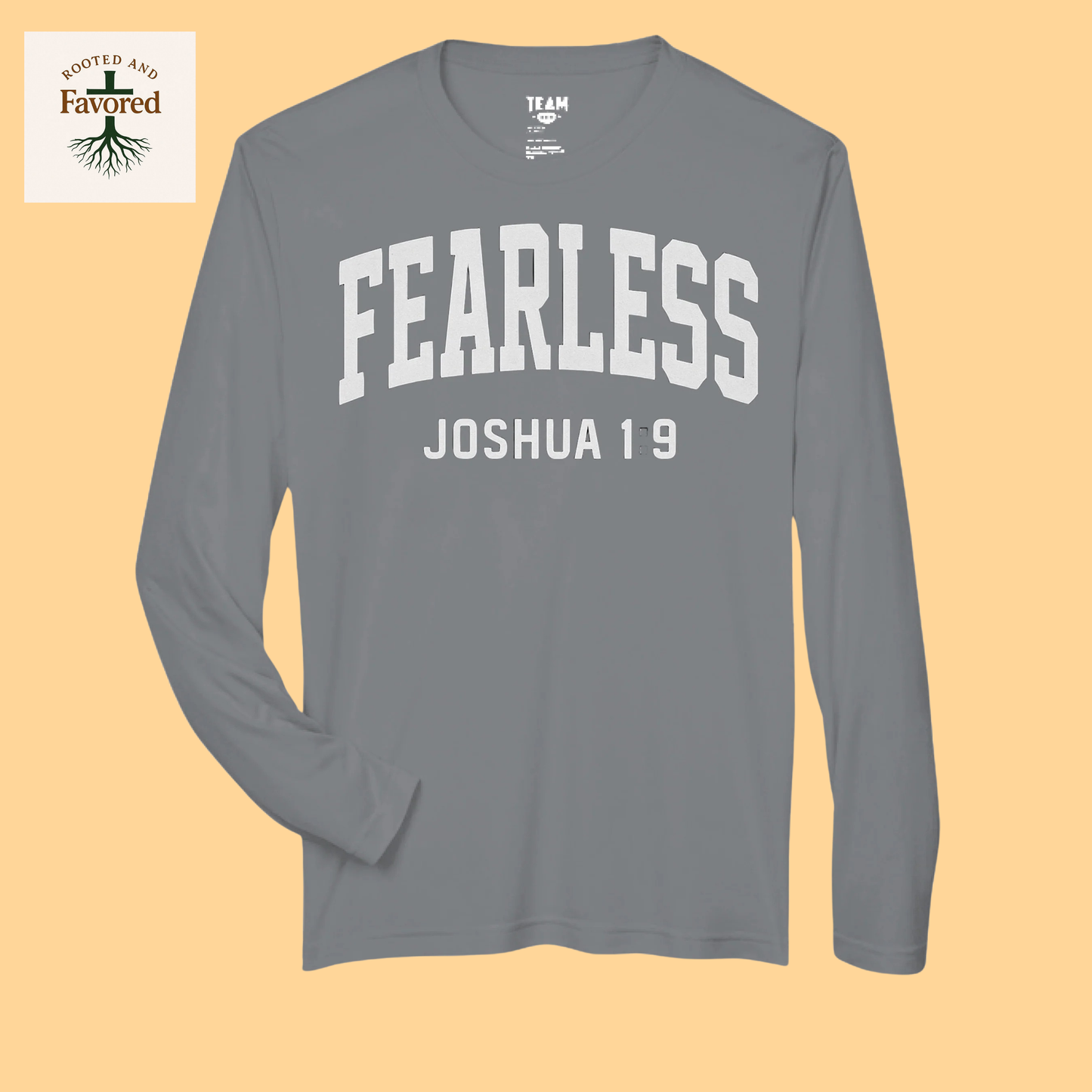 Boys Team Youth Zone Performance Long-sleeve T-Sleeve "Fearless"