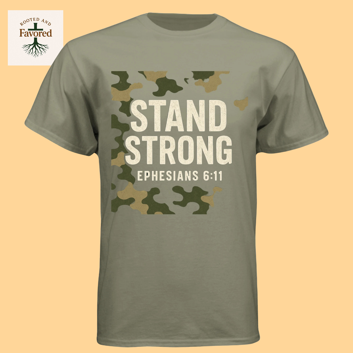 Mens Next Level Apparel T-shirt "Stand Strong"