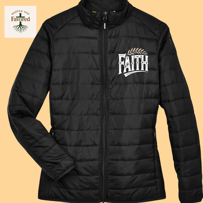 Womens Ash City Prevail Packable Puffer Jacket "Faith"