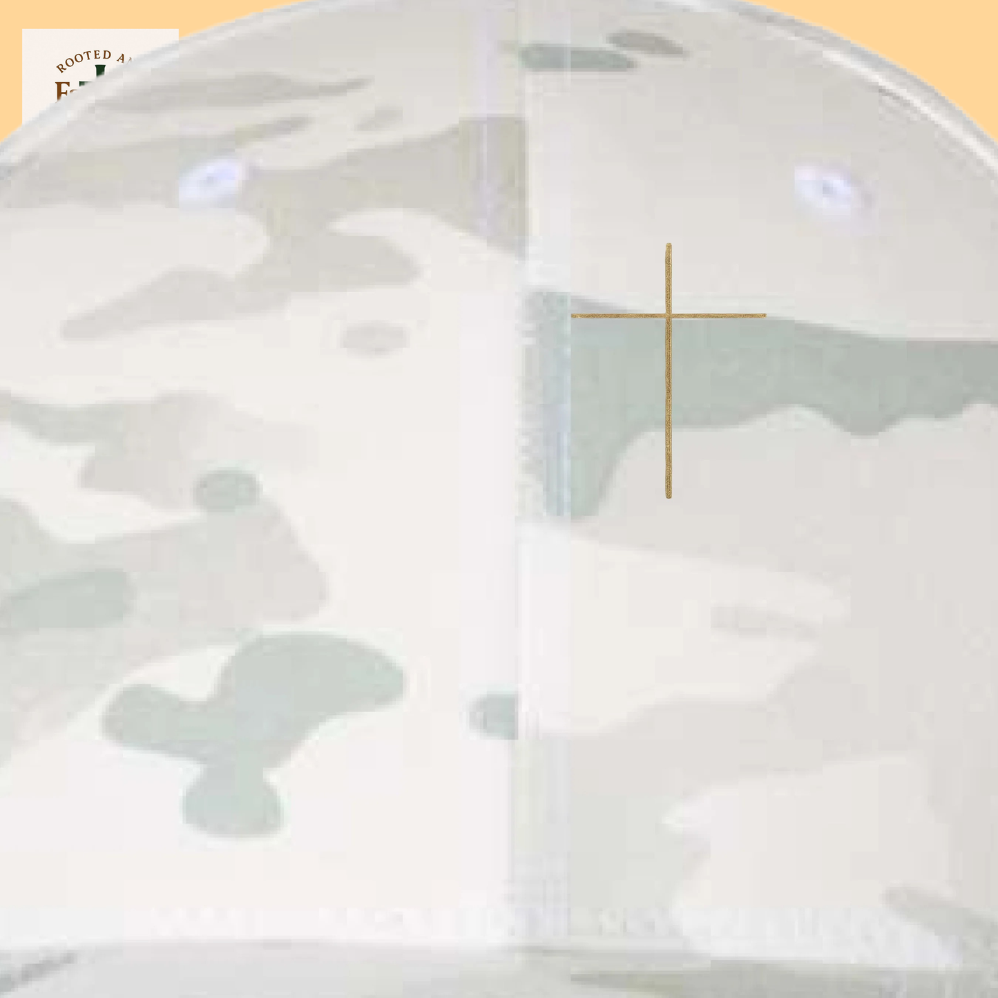 Men's Yupoong Wooly 6-Panel Cap with Cross