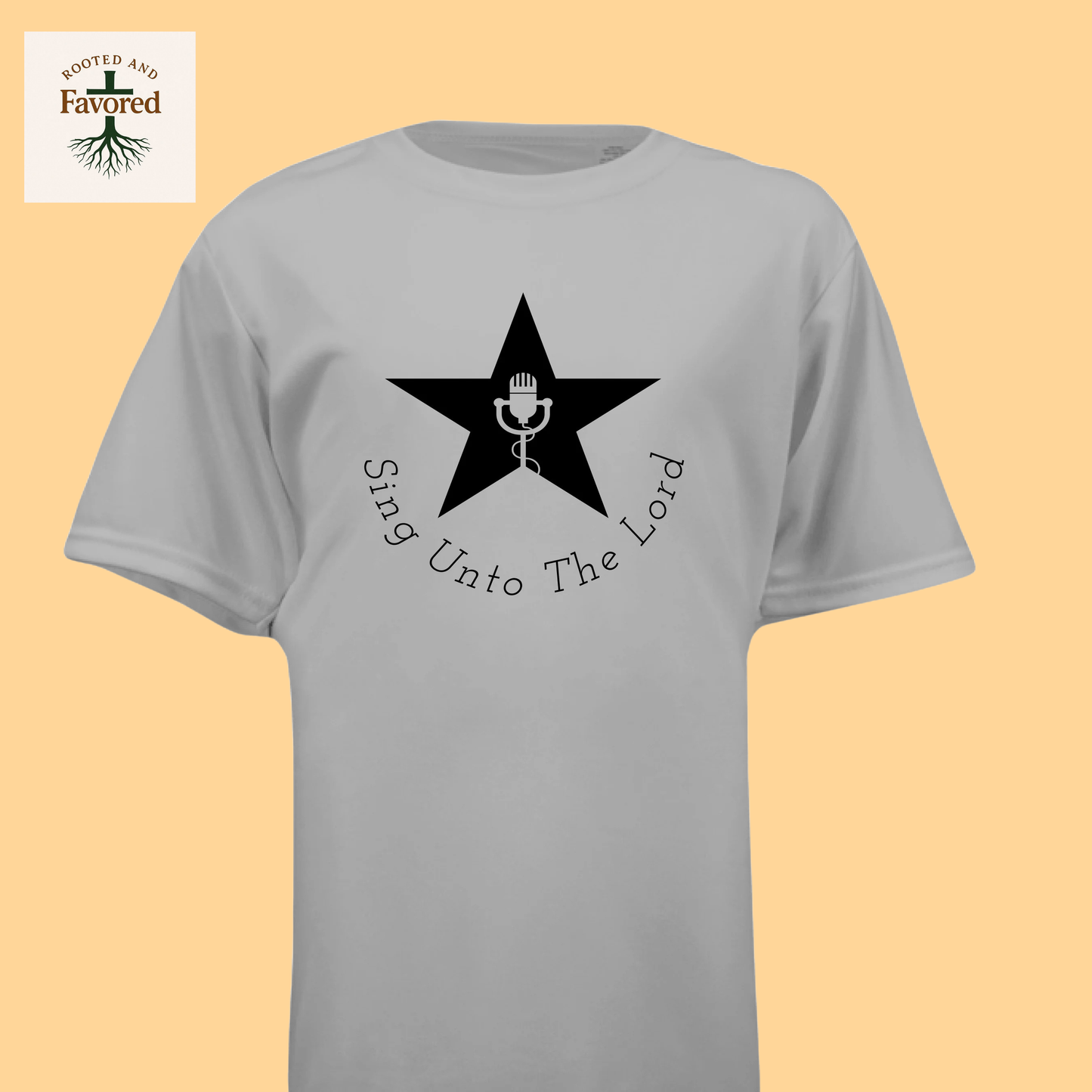 Boy's Youth Short-Sleeve Cooling Performance T-Shirt "Sing Unto The Lord"