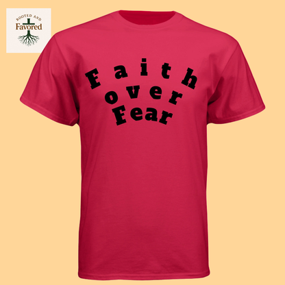 Men's Next Level Triblend Crew "Faith Over Fear"