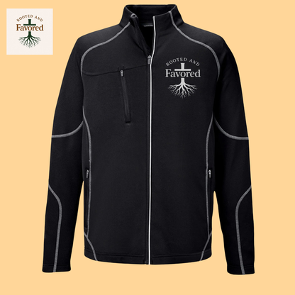 Men's North End Gravity Performance Fleece Jacket "Rooted and Favored"