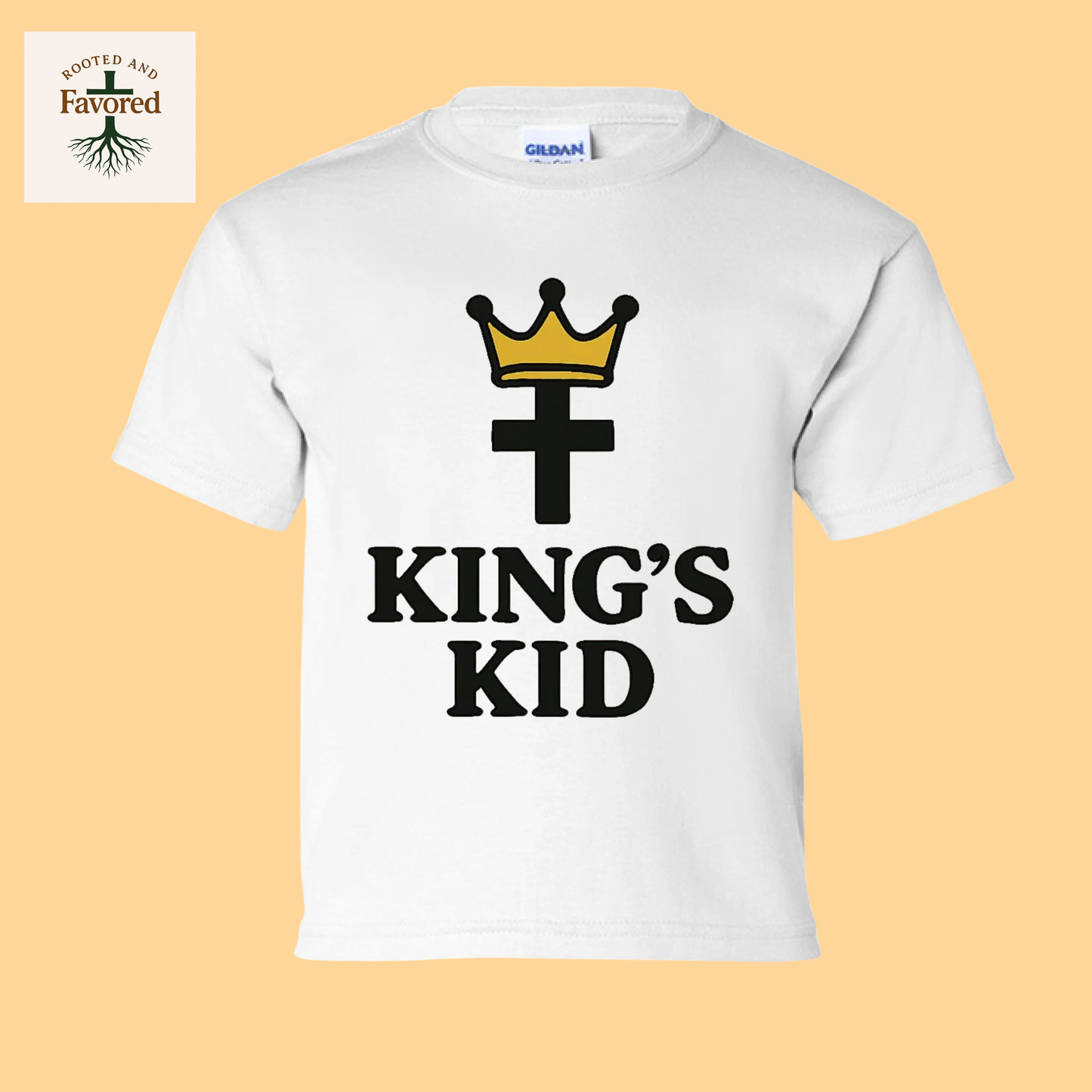 Boys Gildan Youth Ultra Cotton T-shirt "Kings Kid"