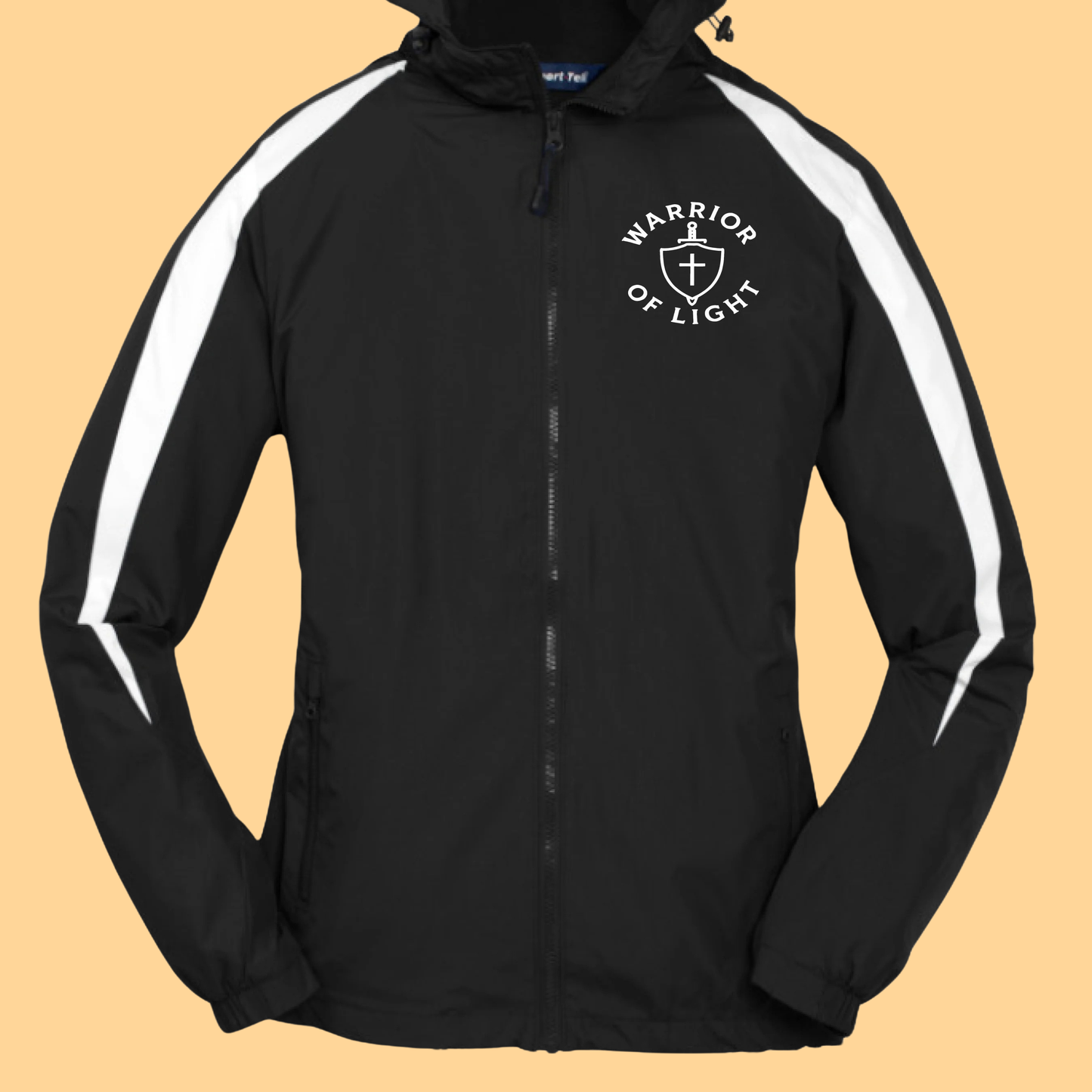 Youth Sport-Tek Boys Fleece-Lined Colorblock Jacket "Warrior Of Light"