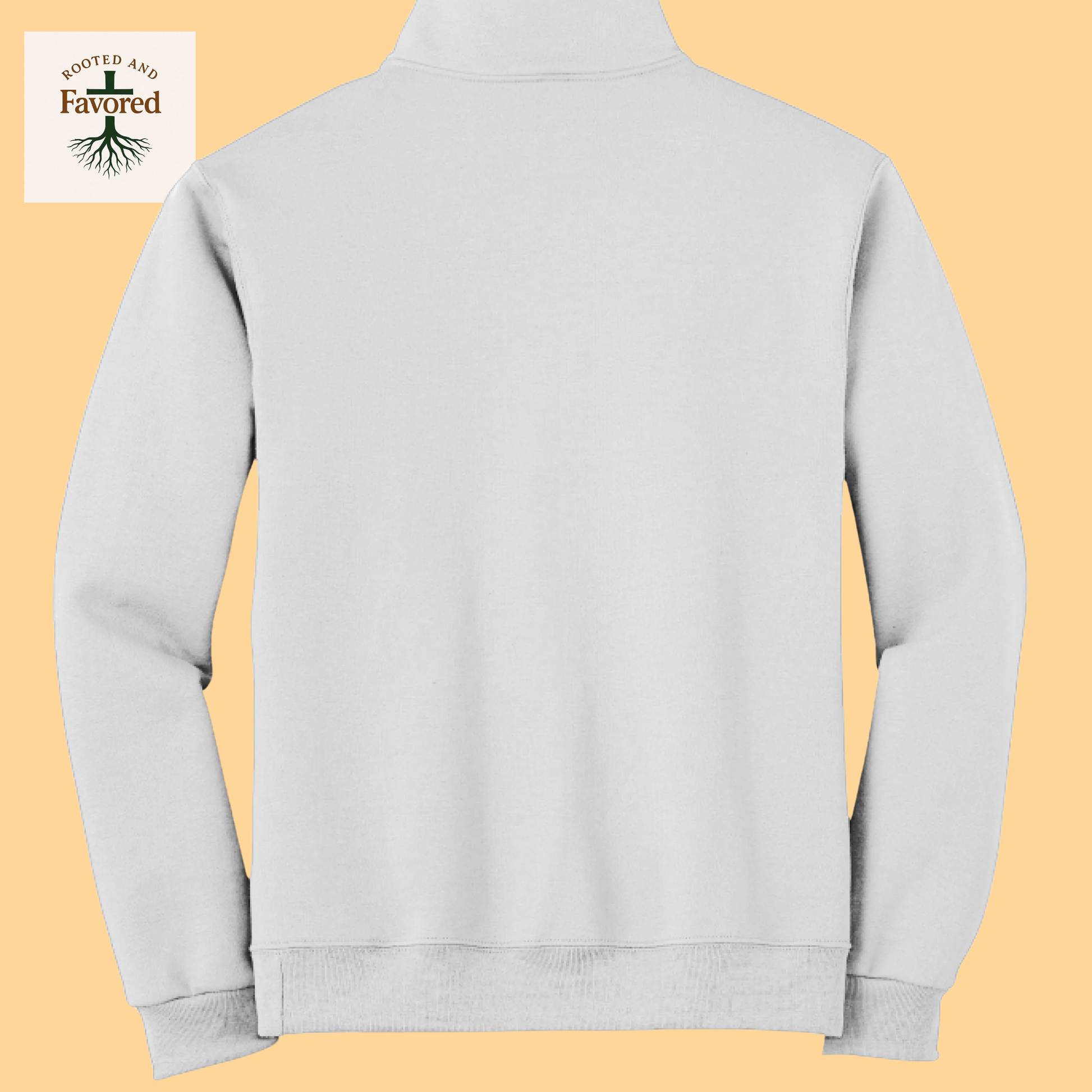 Men's Jerzee Quarter Zip "Rooted and Favored"
