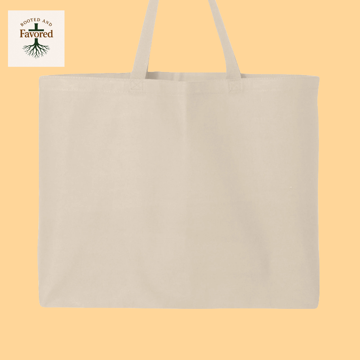 Q-Tees Jumbo Tote Bag "I can do all things through Christ"