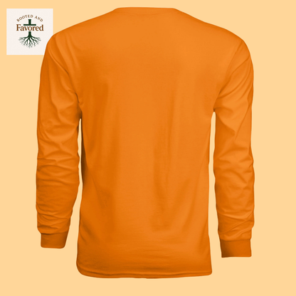 Men's Long-Sleeve Cooling Performance Tee "Rooted And Favored"