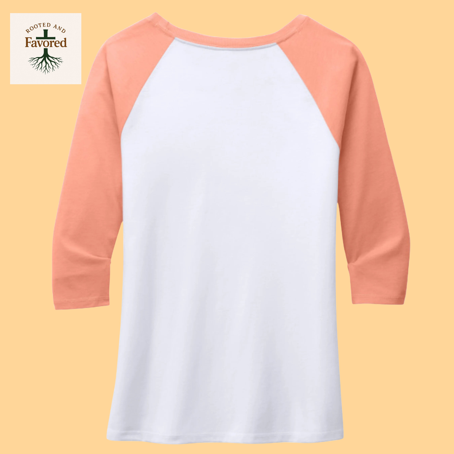 Women's District Perfect Tri 3/4 Sleeve "Jesus"