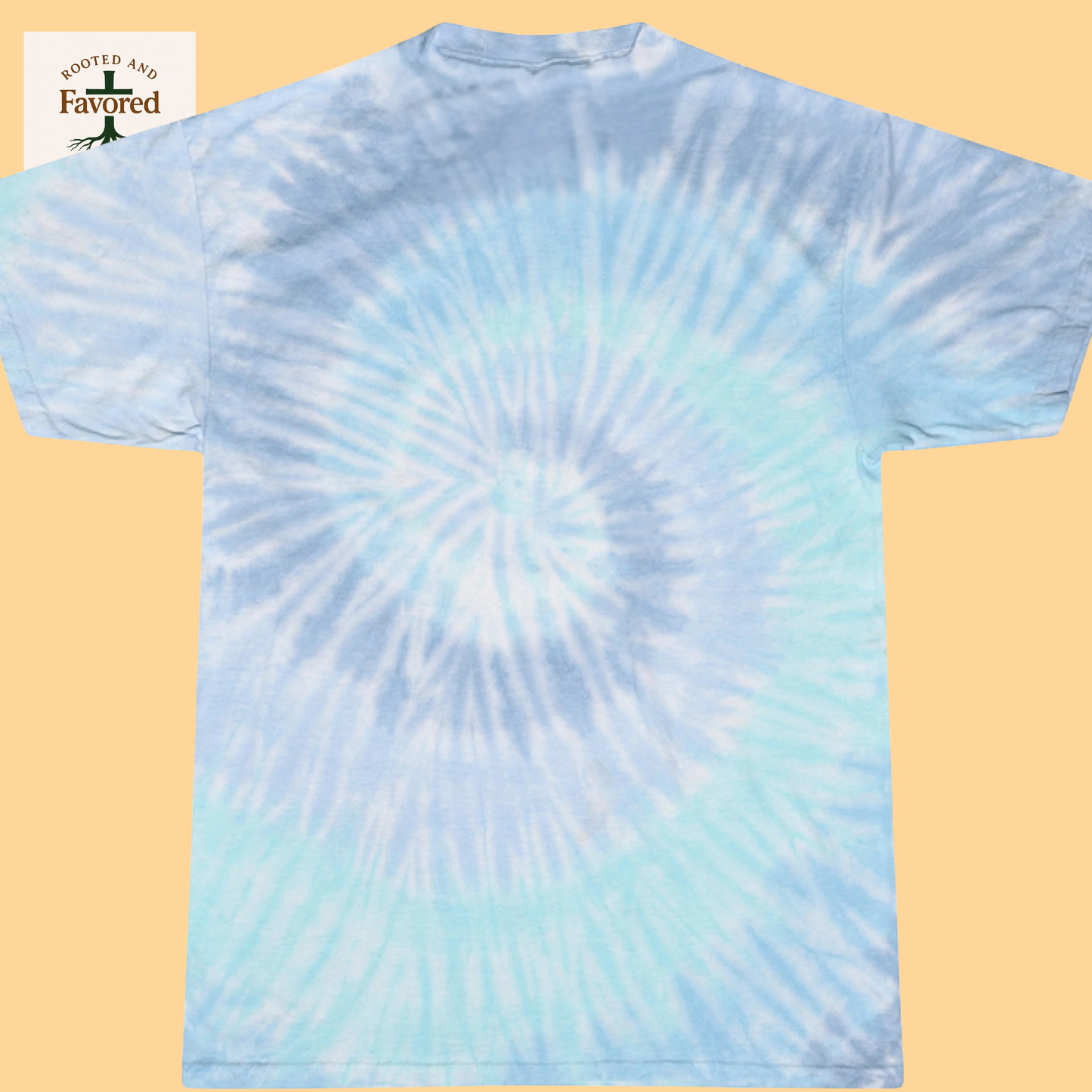 Girls Tie-Dye Cotton T-Shirt "Majestic is my God"