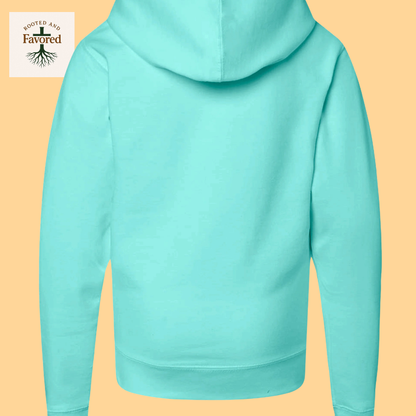 Girls Youth Midweight Hoodie "God Is Still Writing Your Story"
