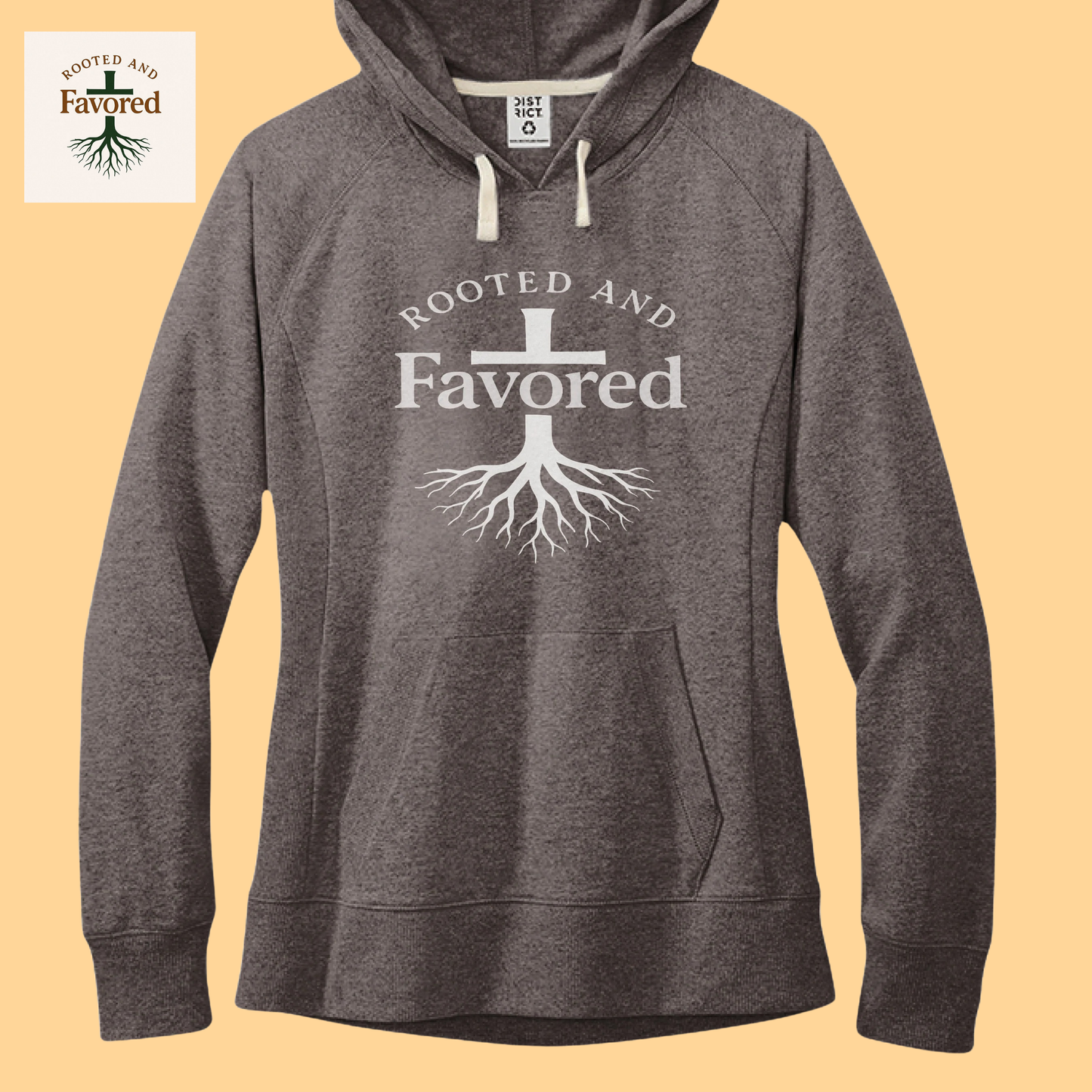 District Fleece Rooted and Favored Hoodie