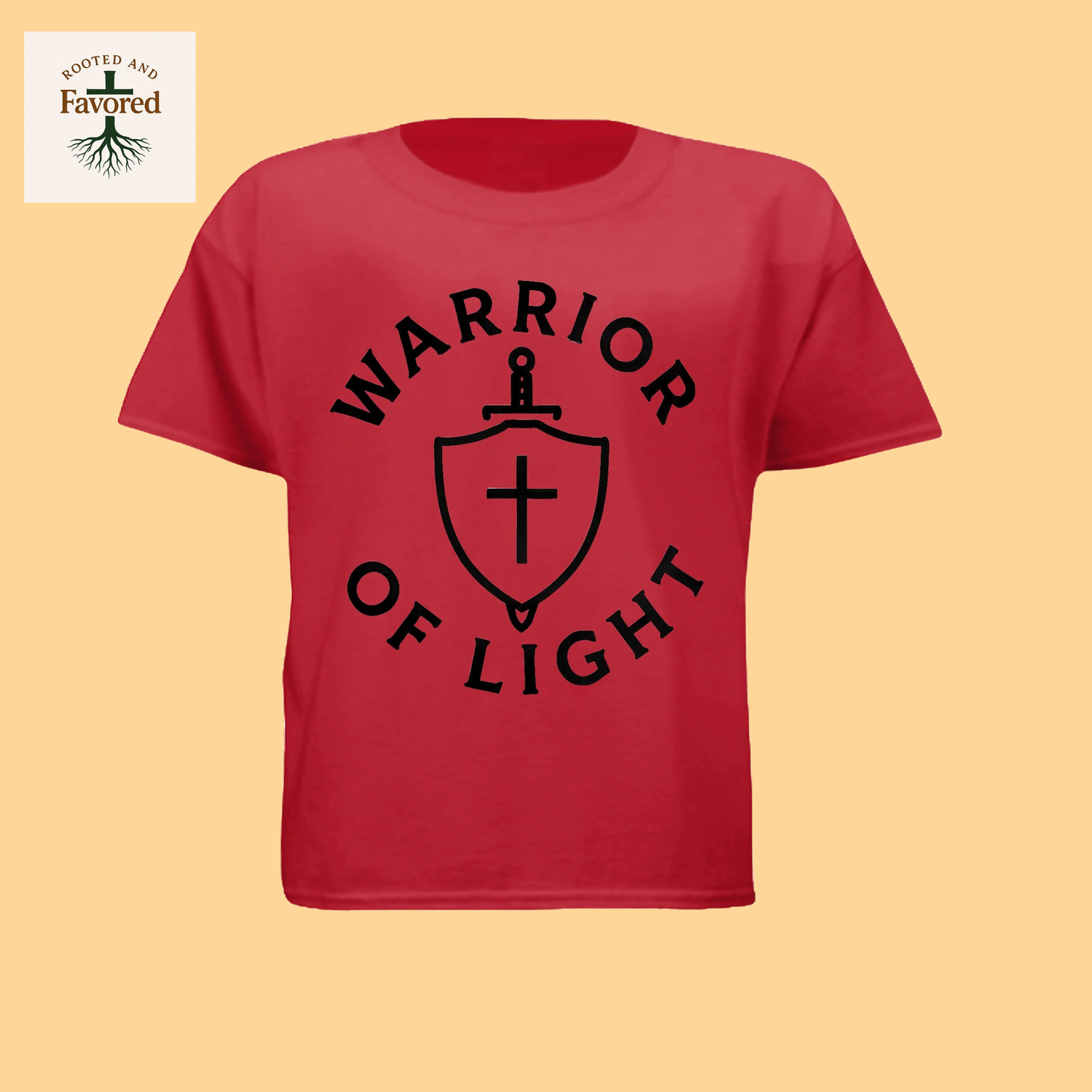 Boys Next Level T-shirt "Warrior of Light"