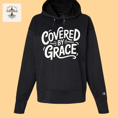Women's Champion Sport Hooded Sweatshirt "Covered By Grace"