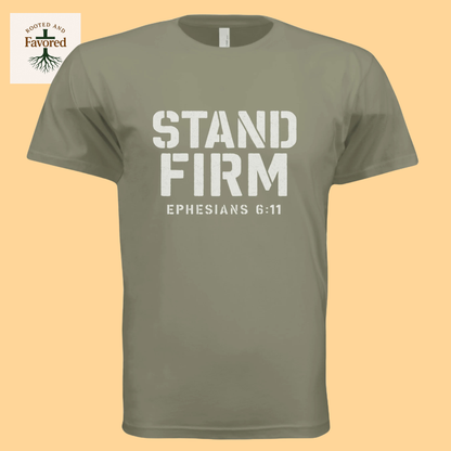 Men's Next Level Apparel Cotton Tee "Stand Firm"