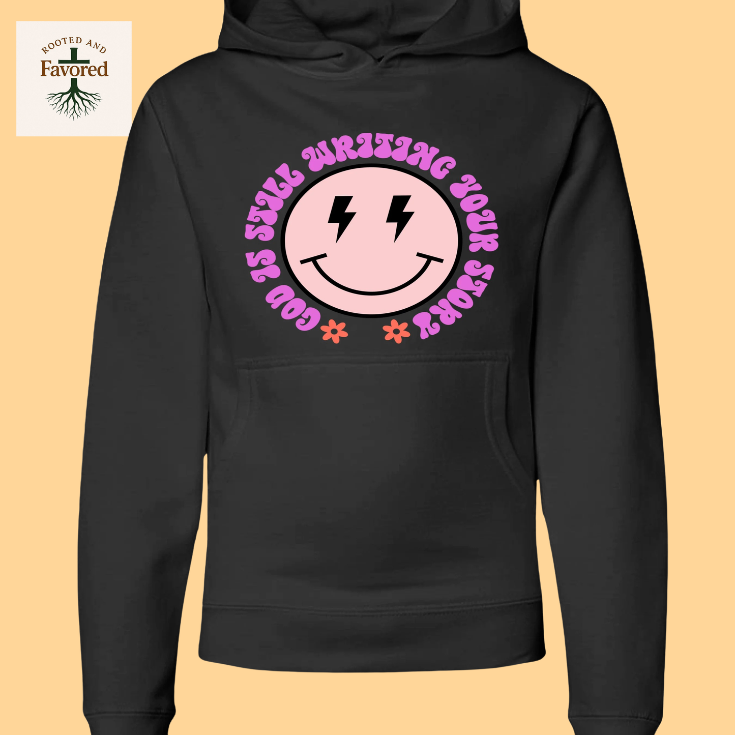 Girls Youth Midweight Hoodie "God Is Still Writing Your Story"