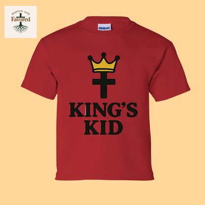 Boys Gildan Youth Ultra Cotton T-shirt "Kings Kid"