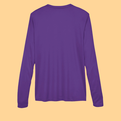 Women's Zone Performance Long-Sleeve V-Neck Shirt "I Belong To Him"