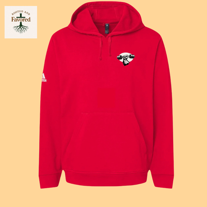 Men's Adidas Hoodie "Be Strong and Courageous..The Lord Your God Is With You Wherever You Go"