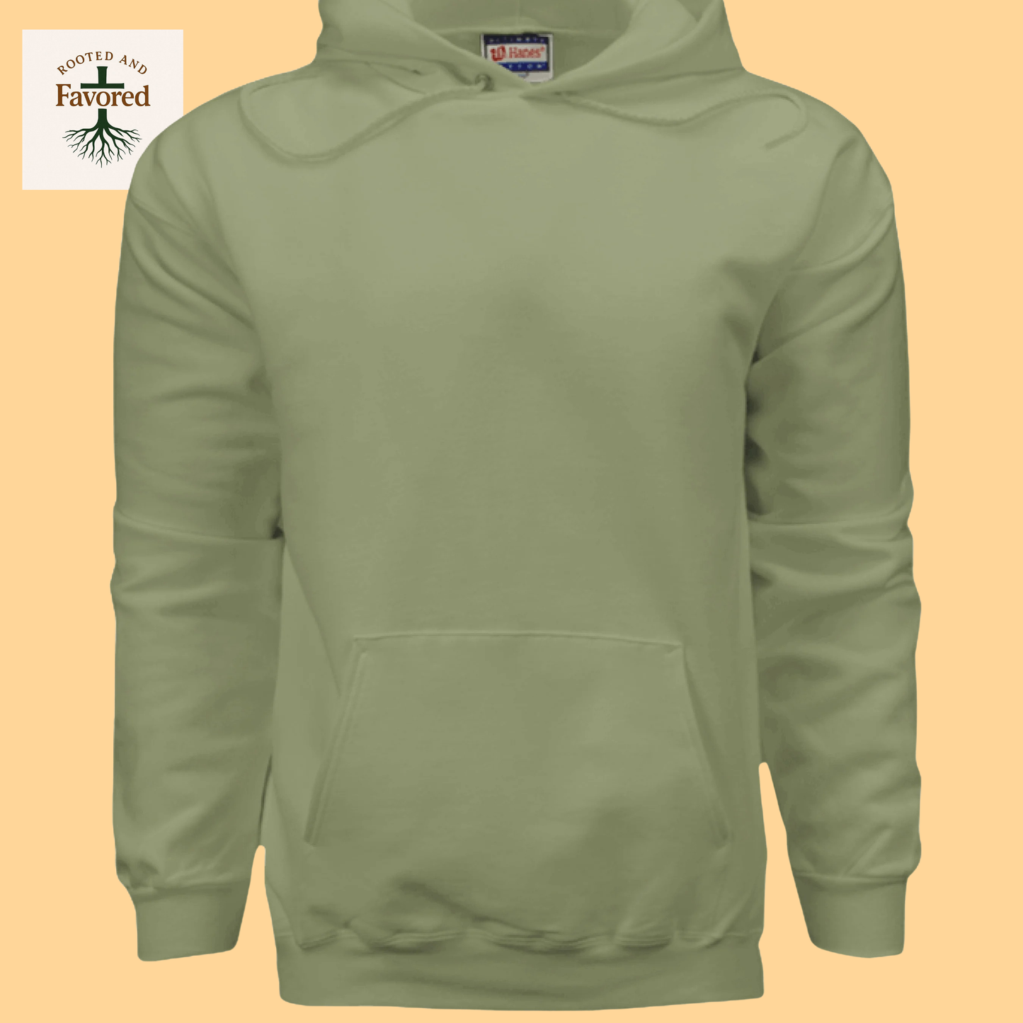 Men's Hanes Ultimate Cotton Pullover Hoodie "They Will Soar On Wings Like Eagles"