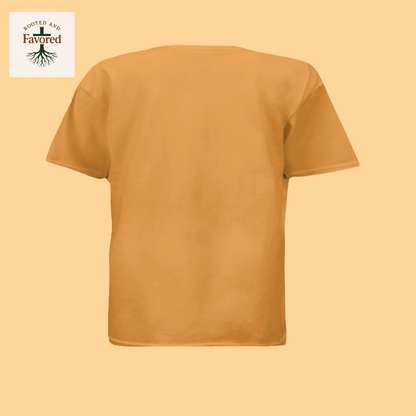 Boys Next Level Youth T-shirt "Powered By Faith"