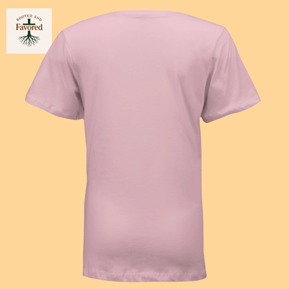 Womens Bella Relaxed Short-Sleeve V-Neck T-shirt "Love Like Jesus"
