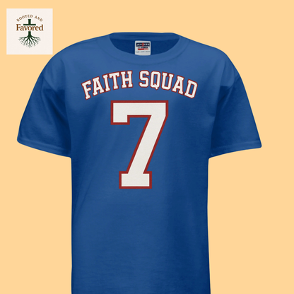 Boys Jerzees Dri-Power Active T-shirt "Faith Squad"