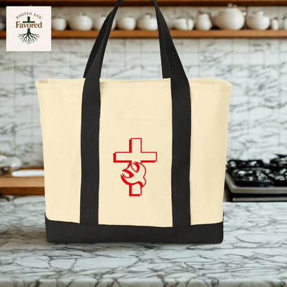 Port Authority Two-Tone Shopping Tote