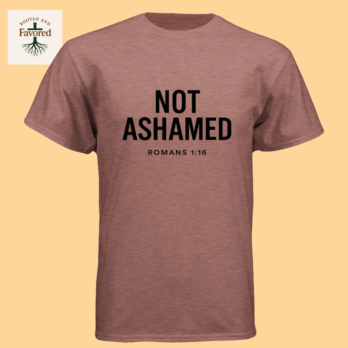 Men's Next Level Apparel Tee "Not Ashamed"