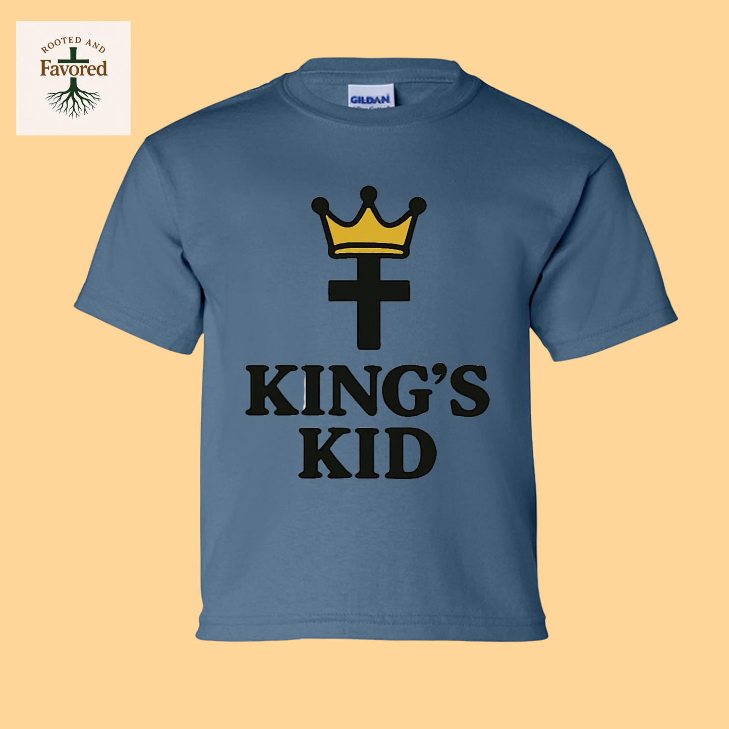 Boys Gildan Youth Ultra Cotton T-shirt "Kings Kid"