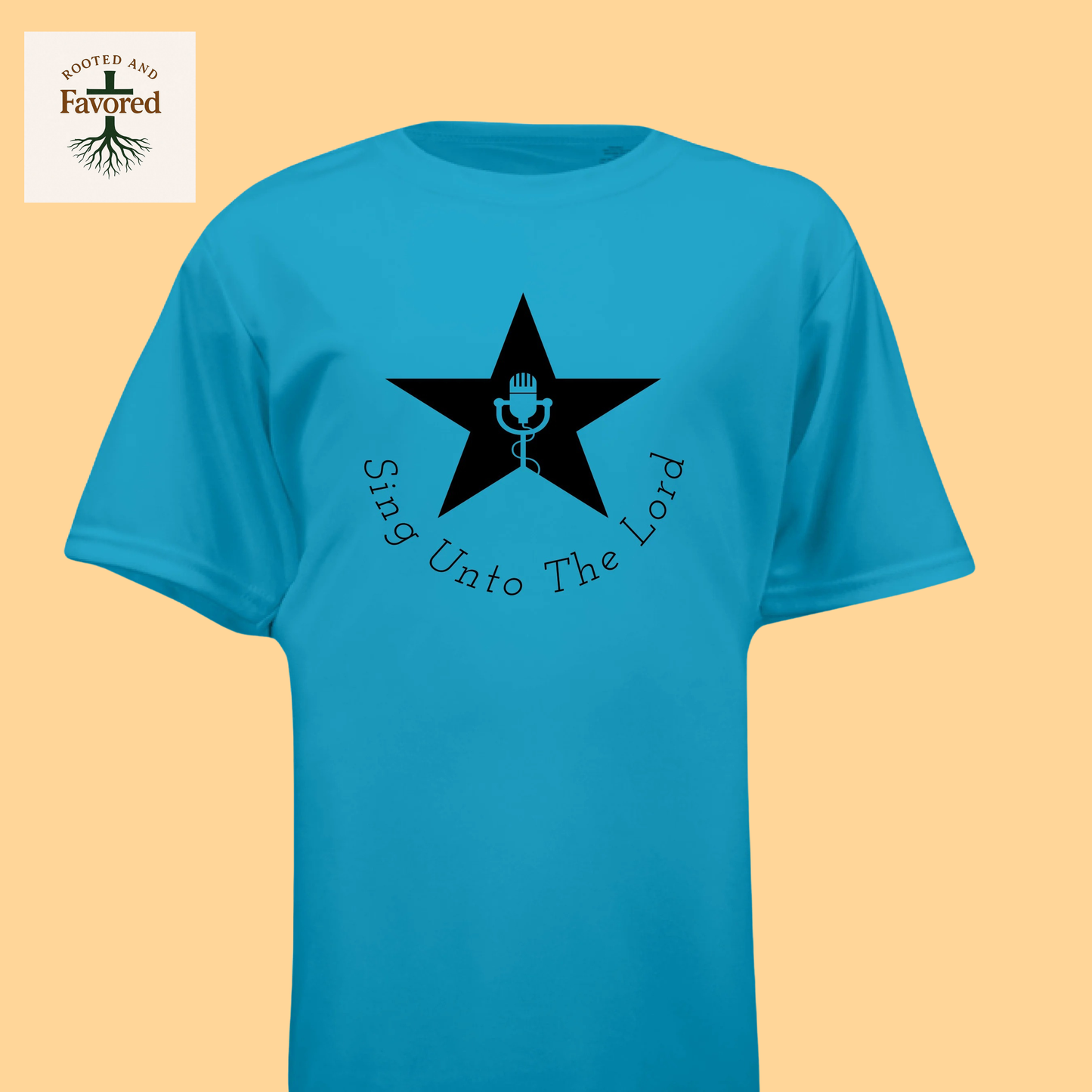 Boy's Youth Short-Sleeve Cooling Performance T-Shirt "Sing Unto The Lord"