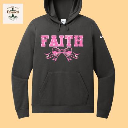 Ladies Nike Fleece Pullover Hoodie "Faith"