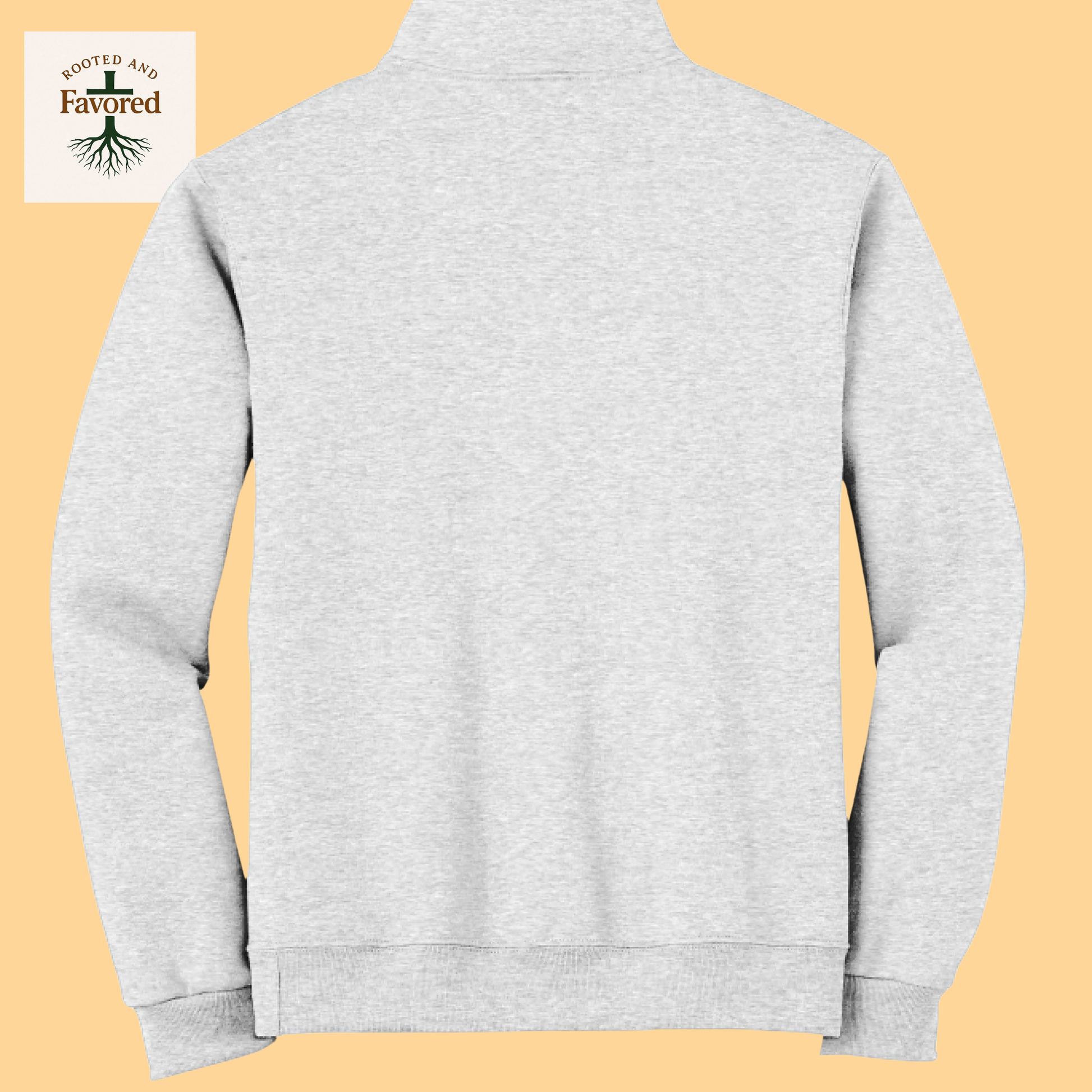 Men's Jerzee Quarter Zip "Rooted and Favored"