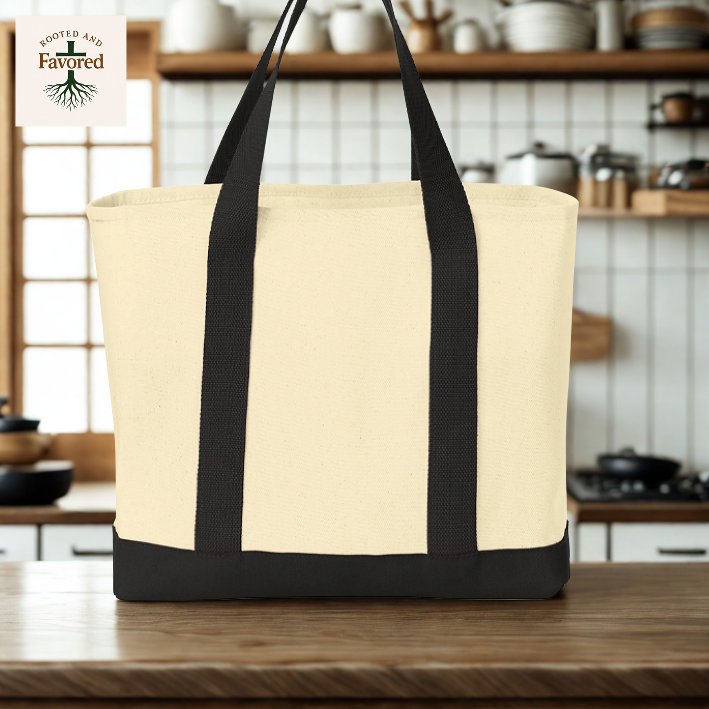 Port Authority Two-Tone Shopping Tote
