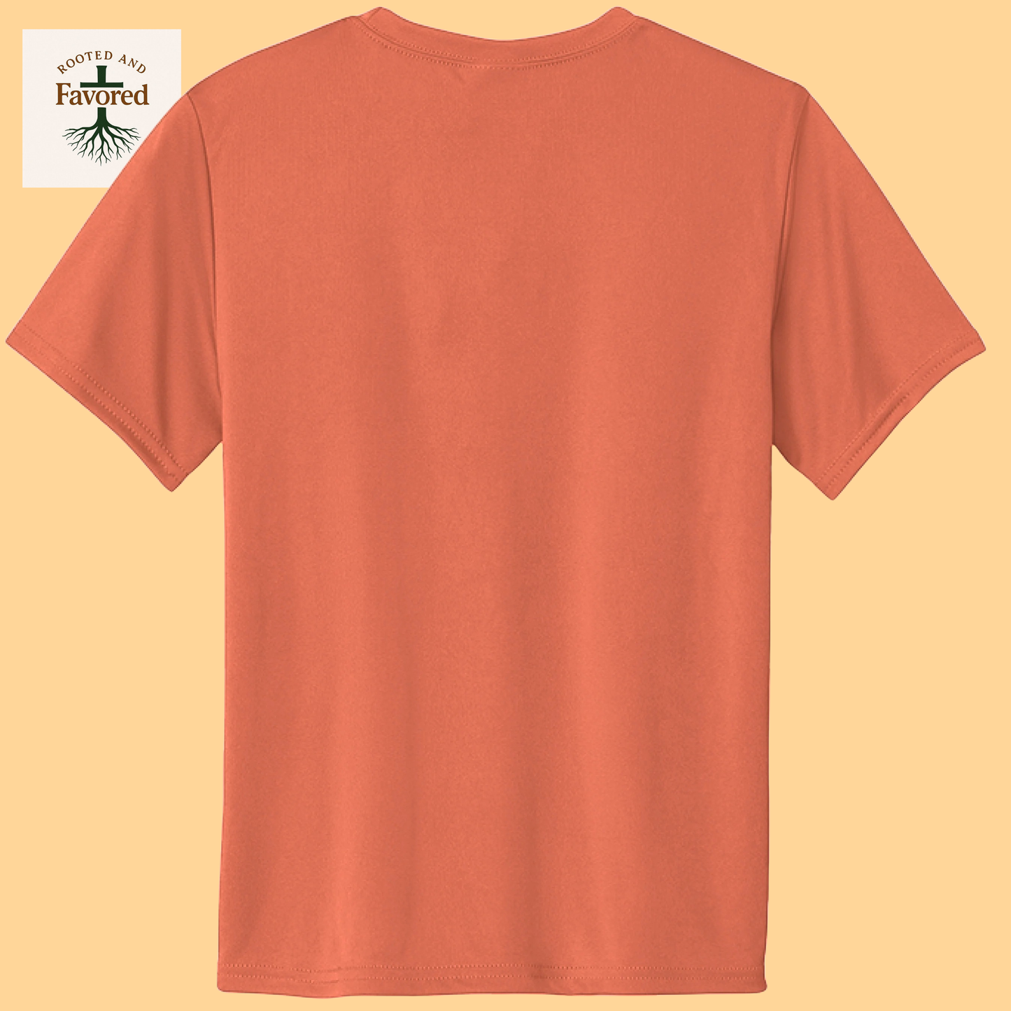Boys Port & Company Youth T-shirt "Rooted In Christ"