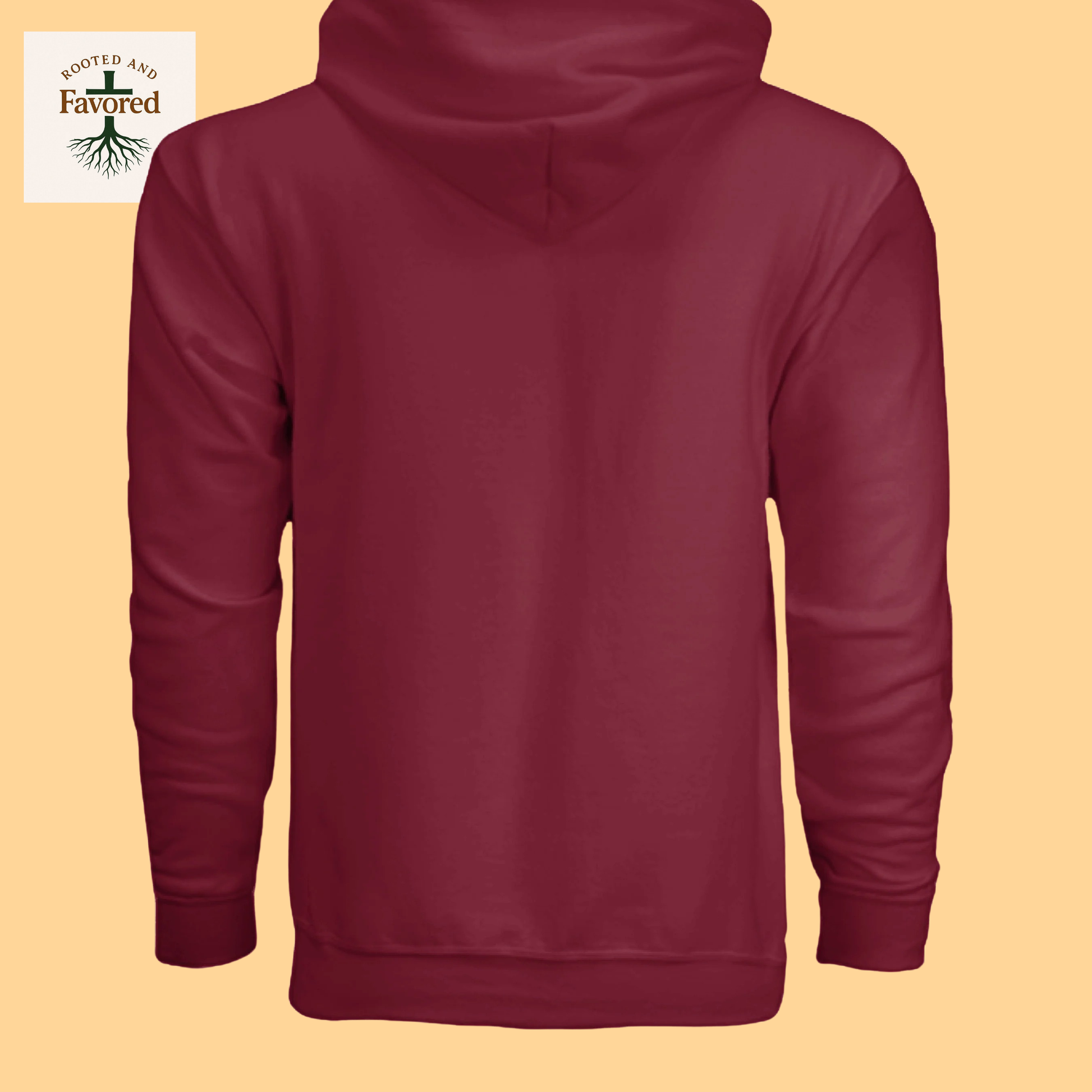 Men's Gildan Heavy Blend Full-Zip Hoodie "Rustic Cross"