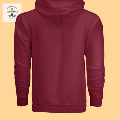 Men's Gildan Heavy Blend Full-Zip Hoodie "Rustic Cross"