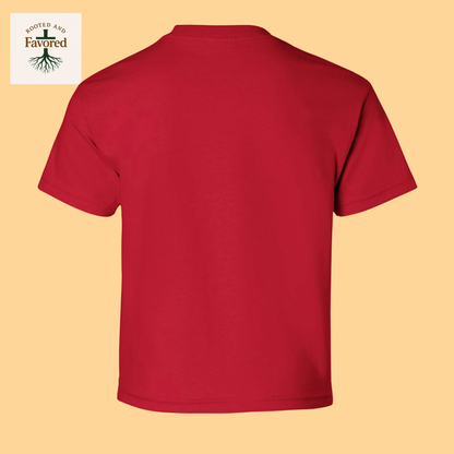 Boys Gildan Youth Ultra Cotton T-shirt "Charged With Faith"