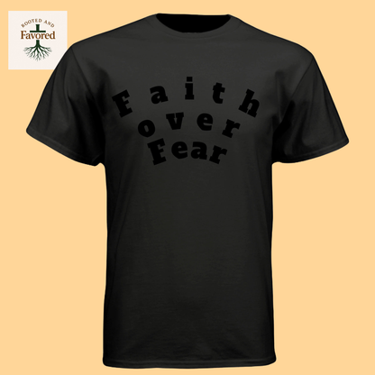 Men's Next Level Triblend Crew "Faith Over Fear"