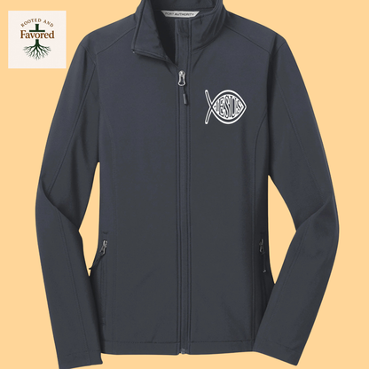 Women Port Authority Soft Shell Jacket "Jesus"