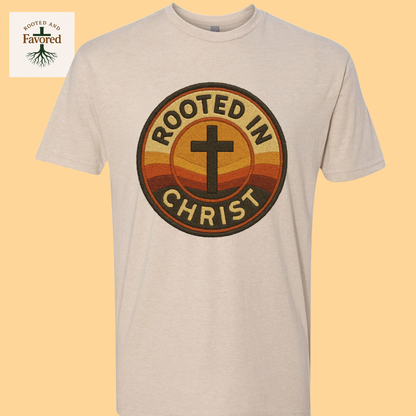 Mens Next Level Apparel T-shirt "Rooted In Christ"