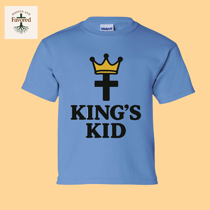 Boys Gildan Youth Ultra Cotton T-shirt "Kings Kid"