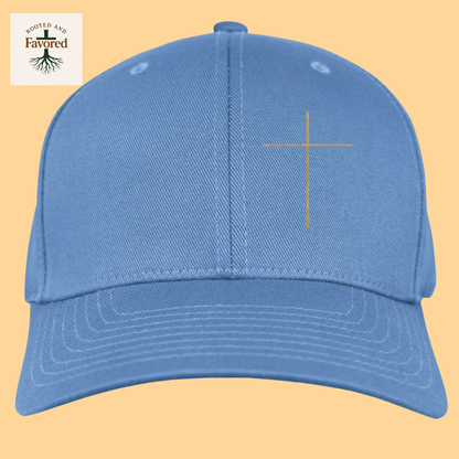 Men's Yupoong Wooly 6-Panel Cap with Cross