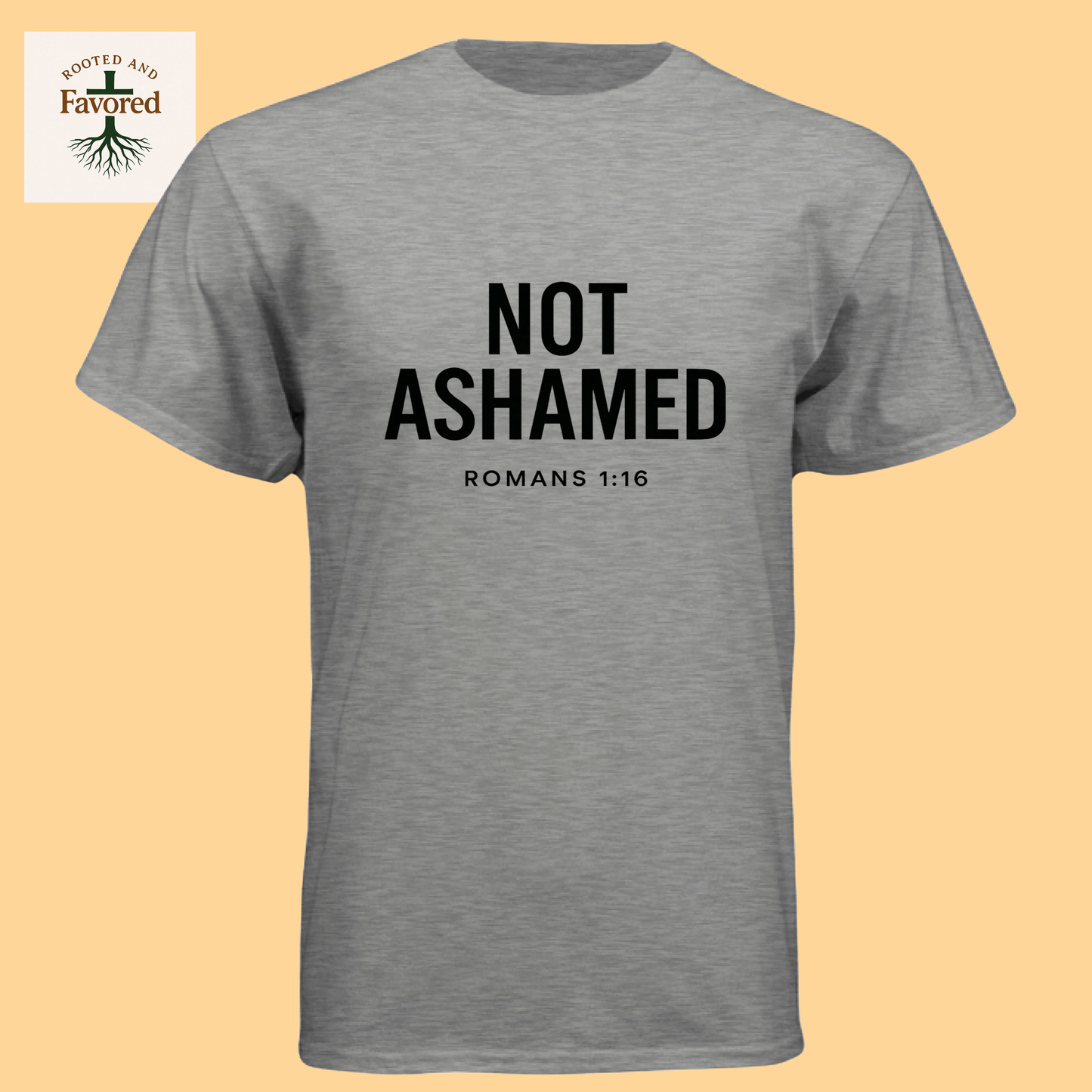 Men's Next Level Apparel Tee "Not Ashamed"