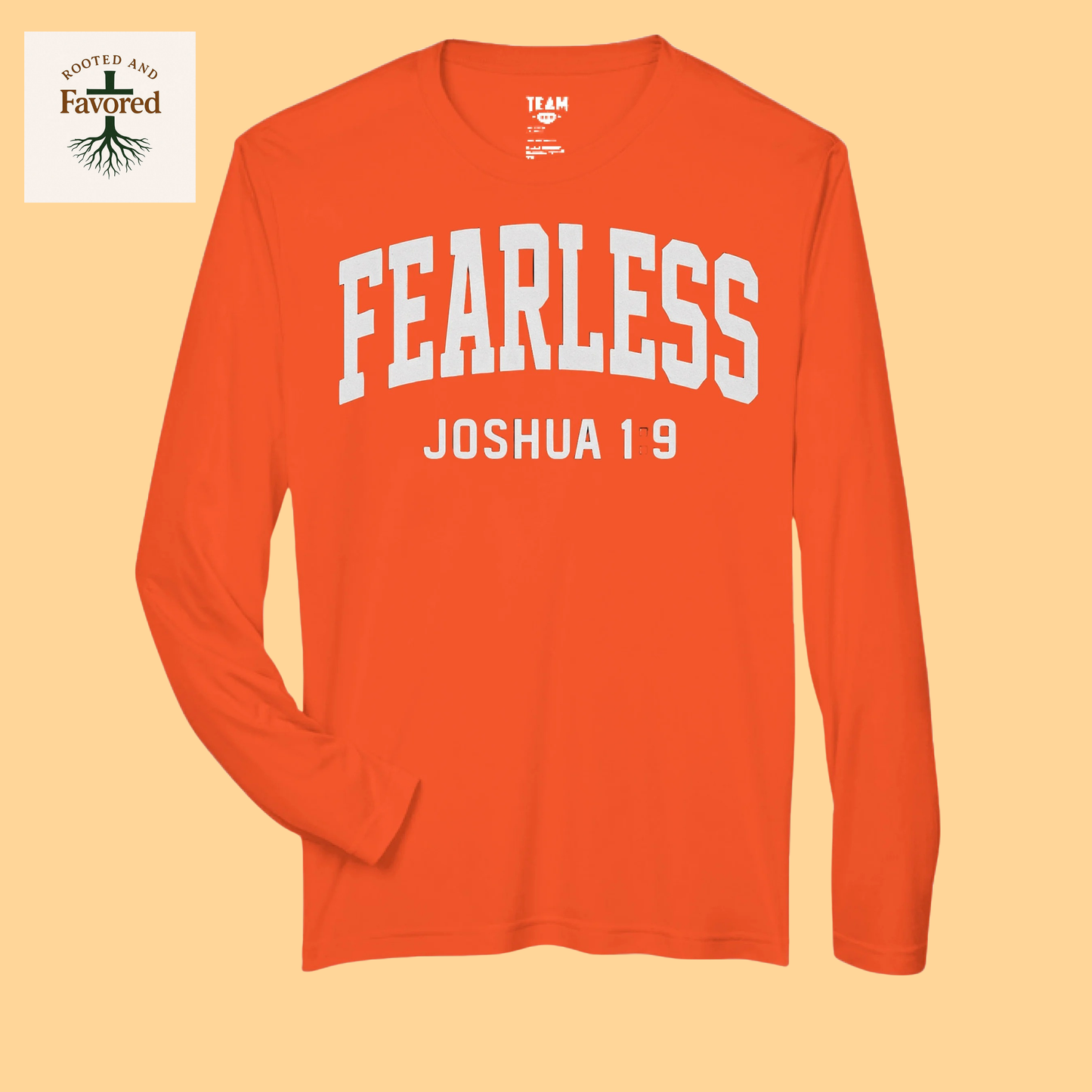 Boys Team Youth Zone Performance Long-sleeve T-Sleeve "Fearless"