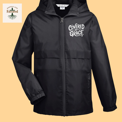 Boy's Youth Zone Proctect Lightweight Jacket "Covered By Grace"
