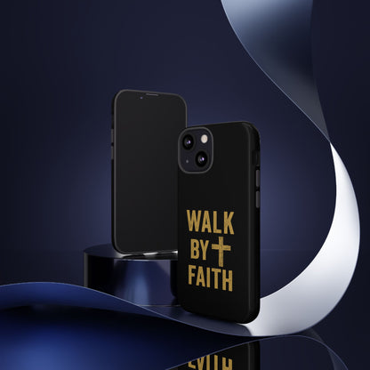 Faith-Inspired Phone Case | Christian Gift, Inspirational Case, Walk by Faith Design, Religious Decor, Strong Protective Cover