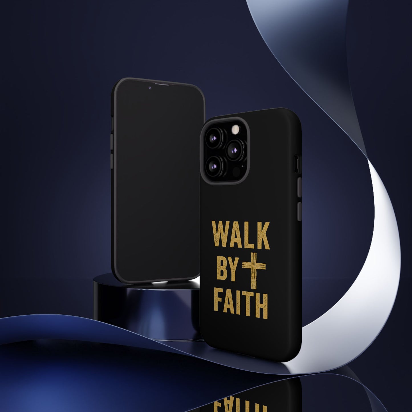 Faith-Inspired Phone Case | Christian Gift, Inspirational Case, Walk by Faith Design, Religious Decor, Strong Protective Cover