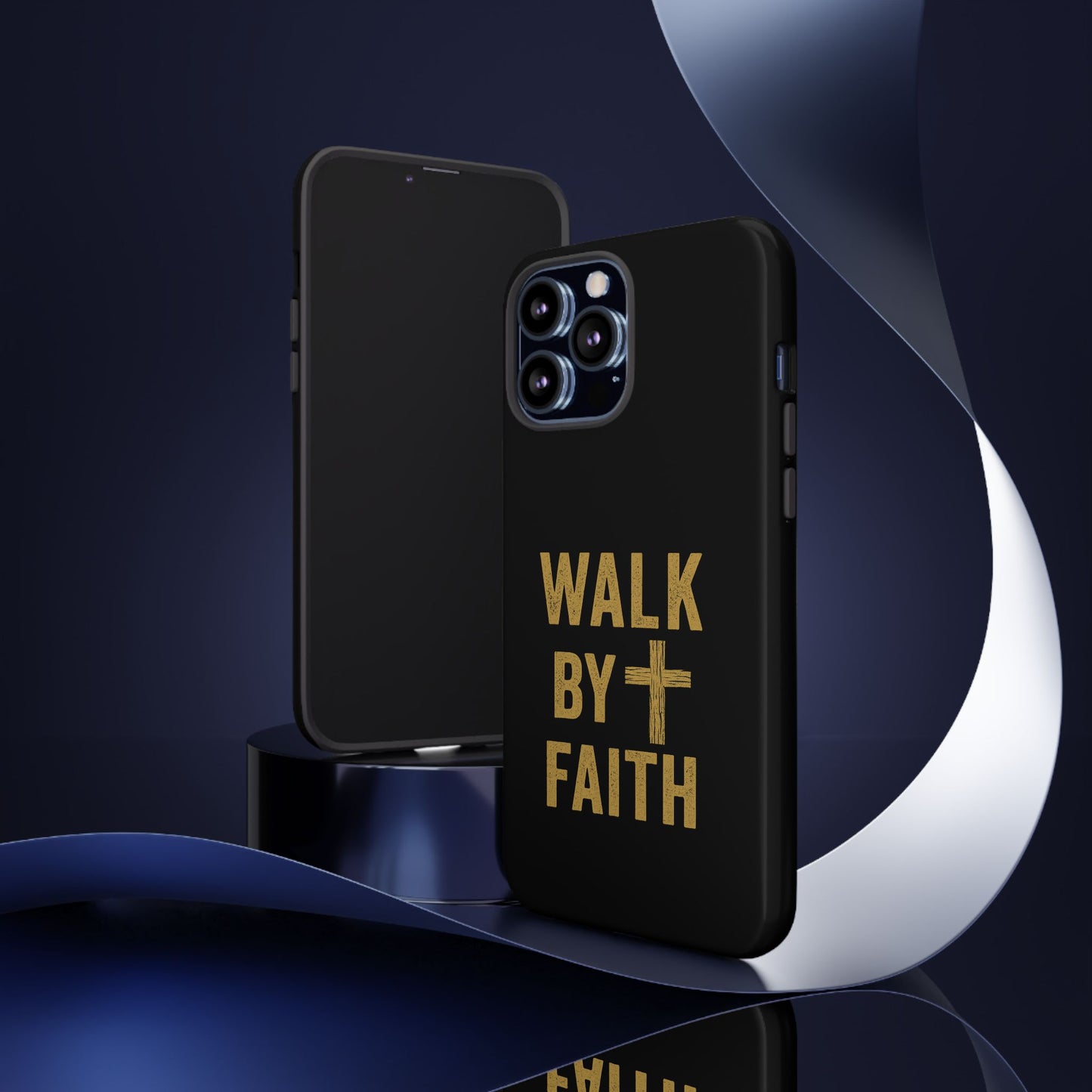 Faith-Inspired Phone Case | Christian Gift, Inspirational Case, Walk by Faith Design, Religious Decor, Strong Protective Cover