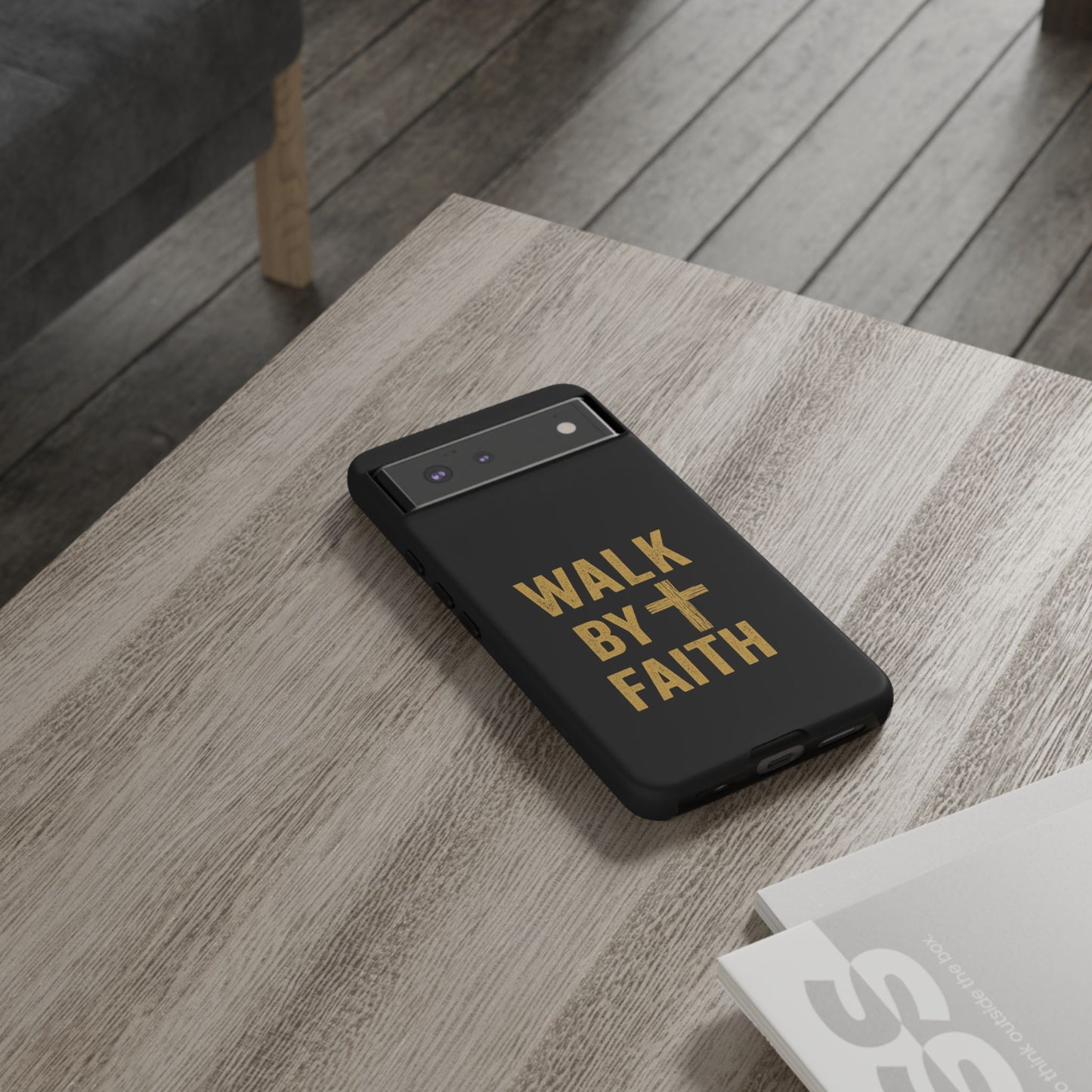 Faith-Inspired Phone Case | Christian Gift, Inspirational Case, Walk by Faith Design, Religious Decor, Strong Protective Cover